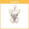 Plush Eyecatching Dog Keyring With Adorable Accessories And Soft Design Material