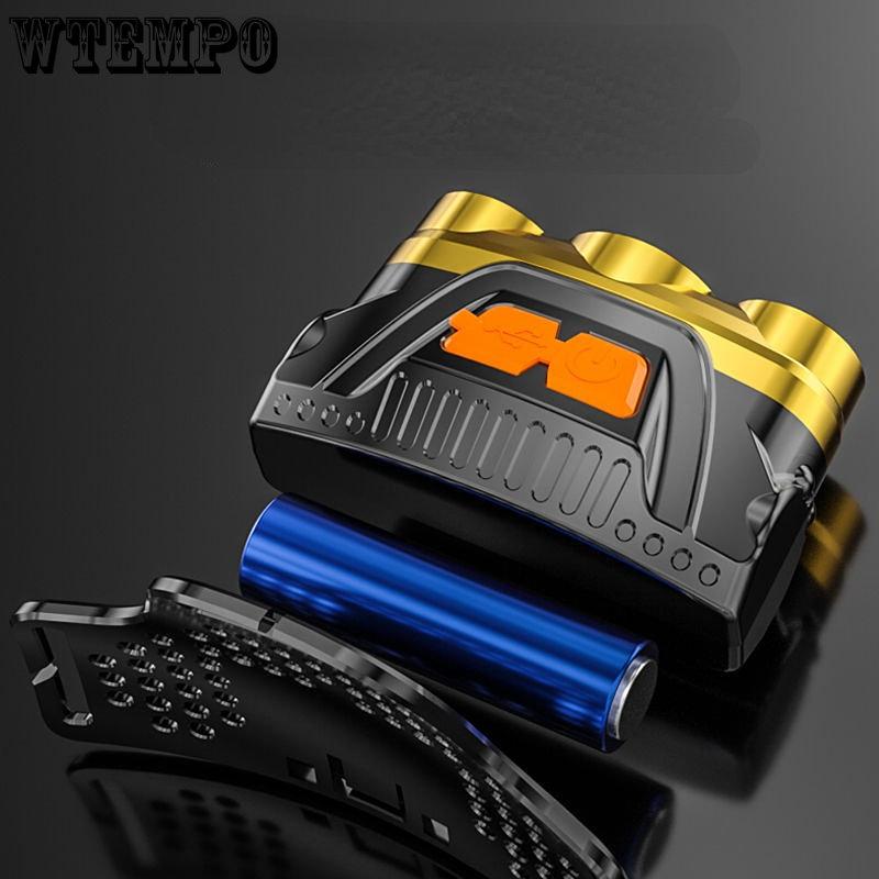 Outdoor Strong Light Head Wear Torch Mining Lamp Multifunctional Fishing Strong Light Head Lamp LED Searchlight