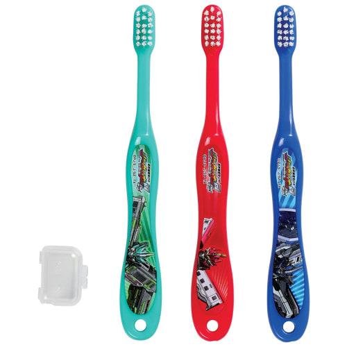 Skater toothbrush for kindergarteners 3-5 years old soft 3 pieces Shinkalion Z 14cm TB5ST-A
