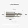 Self-tapping Laminate Support Screw for Cabinet and Wardrobe Hardware