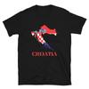 Kroatië Vlag Kaart Klassieke Pasvorm T-shirt