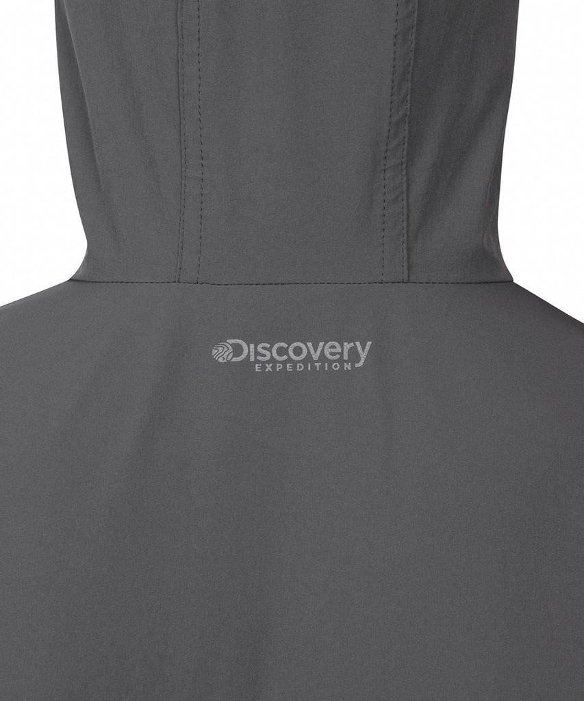 Discovery Expedition Men'S Freshvent Lightweight Woven Training Hooded Jacket (D.Grey)