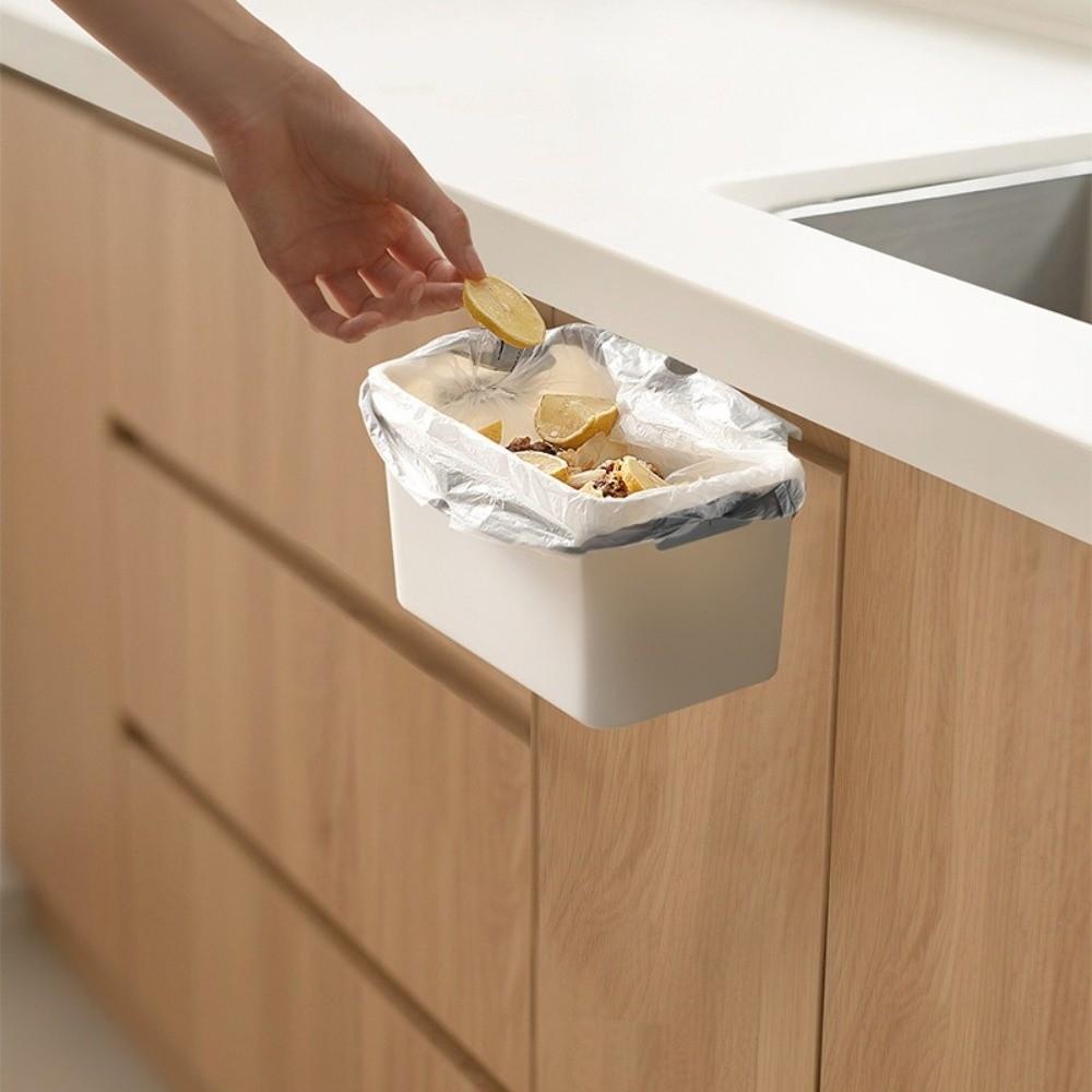 Hengende Organiser Oppbevaringsboks Plast Søppelbøtte Ny Hengende Oppbevaringskurv Husholdningsartikler