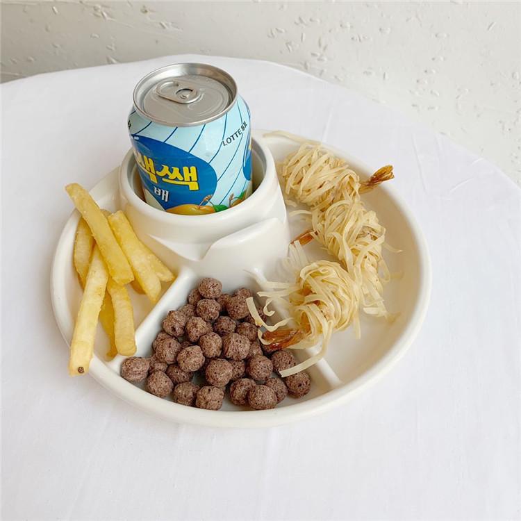 "Innovative Solo Meal Plate: Healthy Breakfast & Snack for Students and Kids"