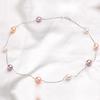 HENGSHENG Natural Pearl Necklace/Bracelet Jewelry Sets 925 Silver Chain with Freshwater Pearl Jewelry Gift for Women
