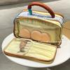Travel Essentials; Suitable for Travel and Outings, Large Capacity Makeup Bag with A High-end Feel and Contrasting Colors