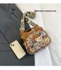 Katy Bear Embroidered Crossbody Bag - 2025 New Style Fashionable and Versatile Women's Shoulder Bag with Cute Bear Design.