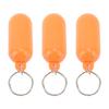 3PCS Floating Keychain Stainless Steel ABS Waterproof Key Holder Boating Key Chain for Fishing Surfing Sailing Outdoor