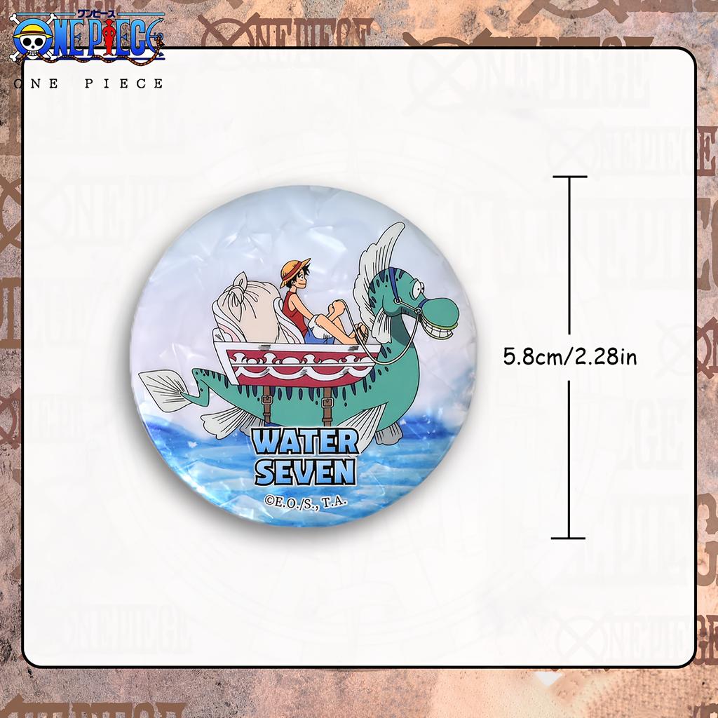 1pc Officially Licensed ONE PIECE Water Seven Arc Blind Box Pins w/ Secret Rare – Collectible Anime Gift.