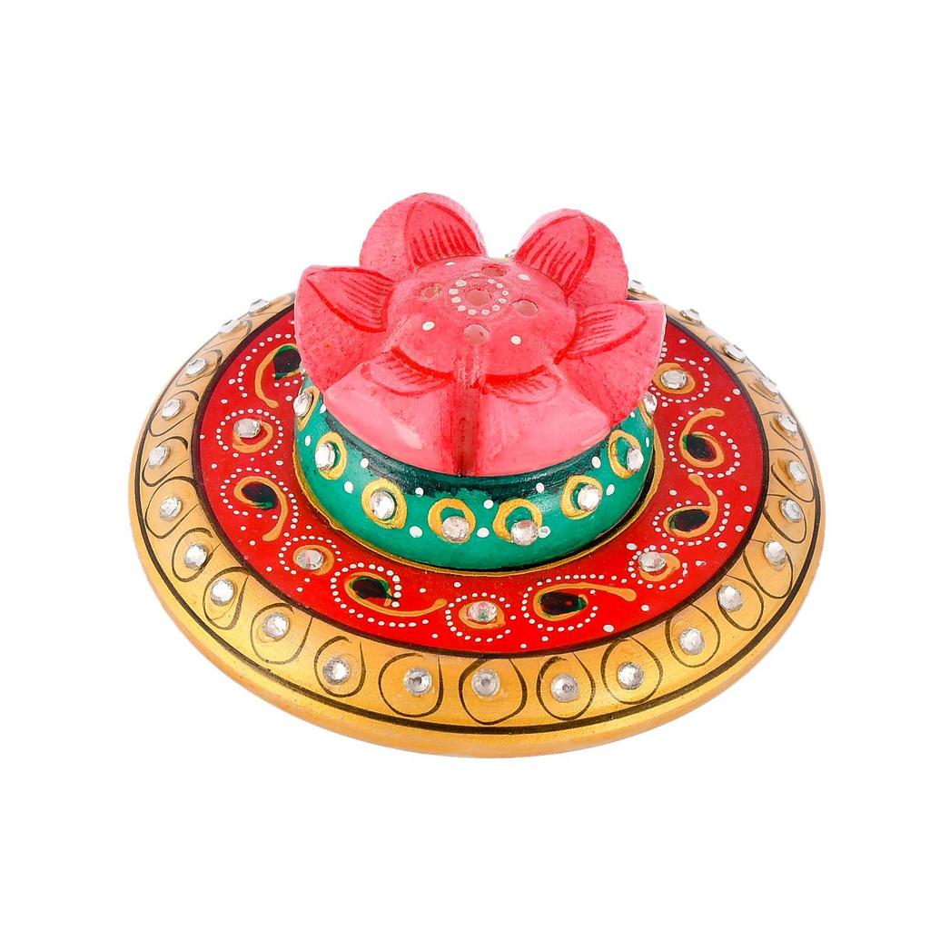 Handcrafted Marble Agarbatti Stand, Premium Incense Holder for Home, Temple & Office,Decorative Marble Incense Burner