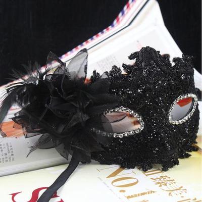 Svatební maškarní masky Halloween make-up krajka benátská černá kostým párty vintage dámská maska ​​na oči cosplay maškarní společenské šaty