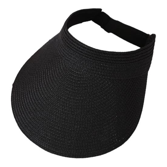 Summer Weave Sun Visor Adjustable Hat Wide Brim UV Protection Breathable