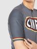 Gruppo Ana Cycling Size 4 504CNJRB5 Men's Benaroya-Eyes Jersey, U, Gray, Large,