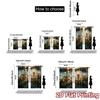 2pcs   2D FLAT PRINTING Curtains (Without Rod) Dandelion Glow(3) Modern Curtain Fabric Machine Washable Fabric Curtains Gifts for