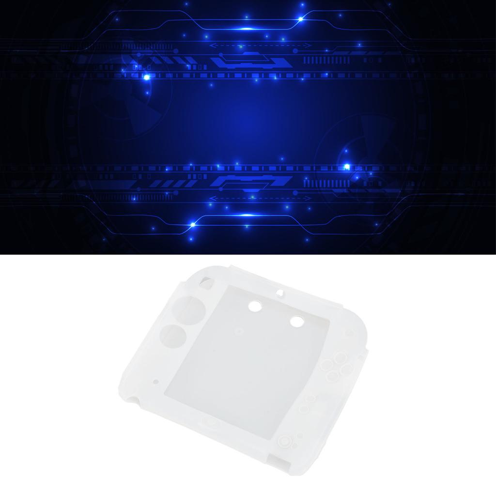 Protective Cover for 2DS Scratch Resistant Soft Silicone Skin Case with Top and Bottom Screen Protectors for Controller