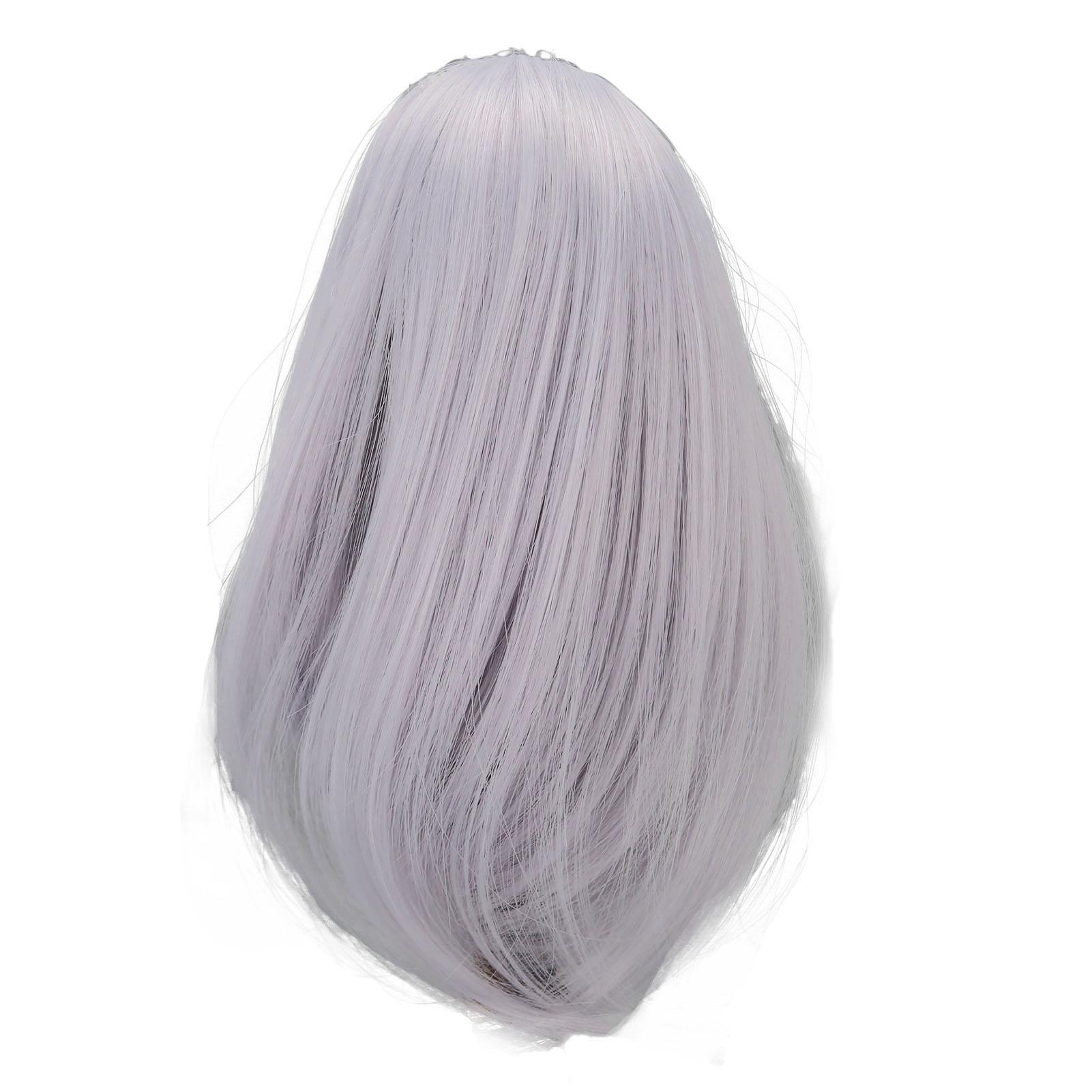 

Jointed Doll Wig 1Celsius6 Straight Soft High Temperature Silk Hair Replacement Wigs