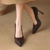 Anti-slip Women's Shoes, High Heels, Thin Heels, Pointed-toe Shoes
