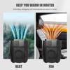 Heating Cooling Fan Demister Defroster 360 Degree Rotation Portable Space Heater  Portable Heating