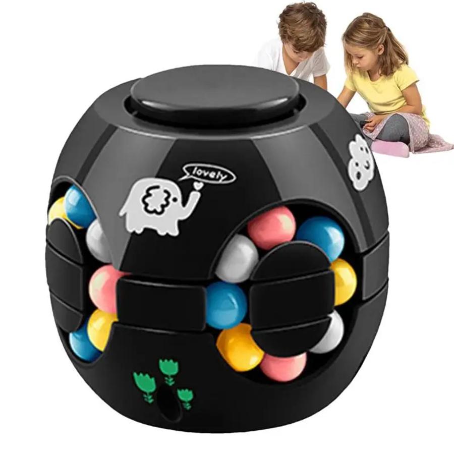 Spin Sliding Beans Puzzle Magic Beans Żyroskop Fidget Toy Spinner 3D Ball Antystresowa gra na palce dla dzieci dorosłych chłopców dziewcząt prezent