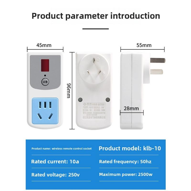 Wireless remote control switch can pass through wall socket switch controller household intelligent remote control socket switch