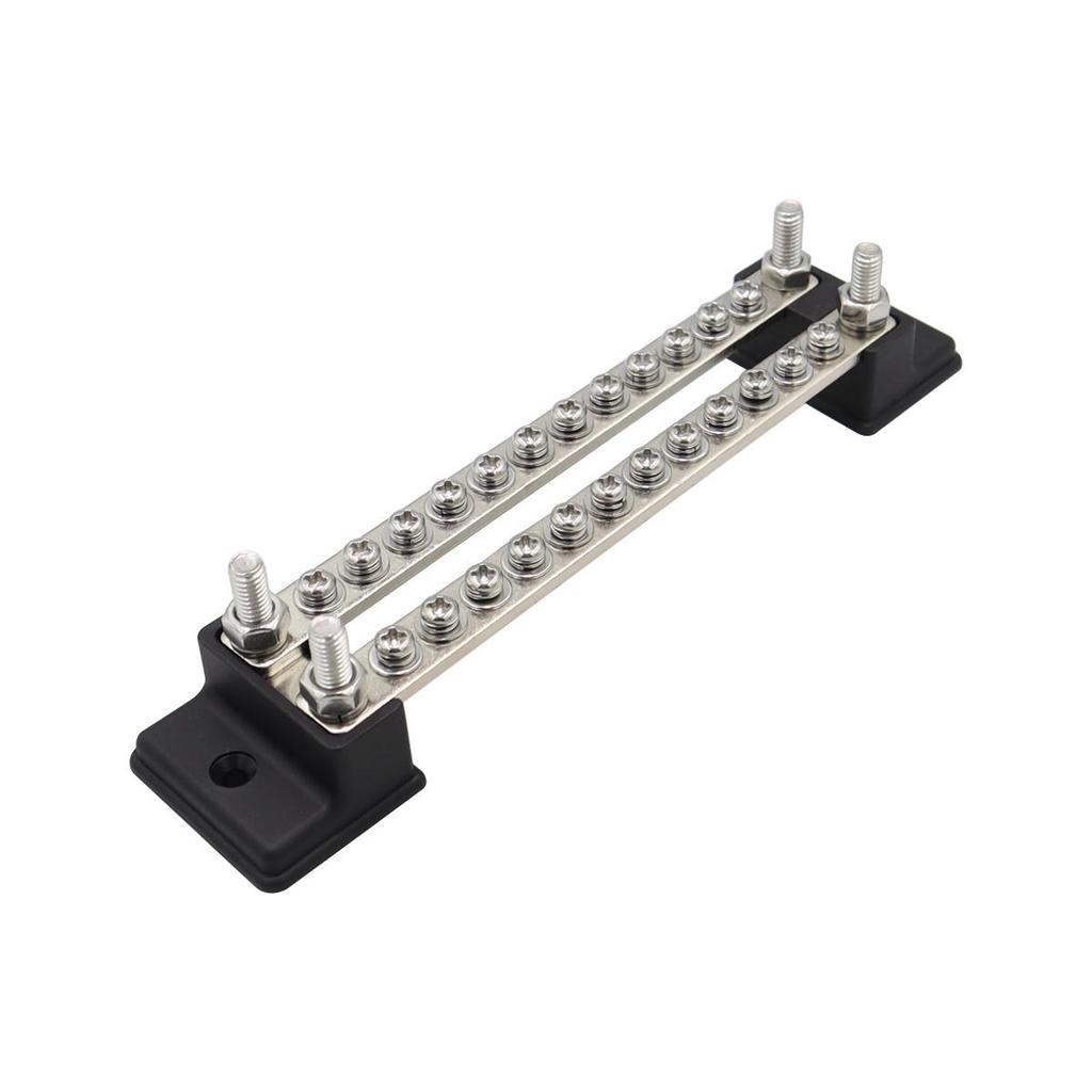 150A Dual Row Busbar for RVs, Yachts, and Cars (12-48V)