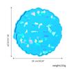 Holographic Mold Irregular Round Tray Silicone Molds DIY Resin Mold Crystal Epoxy Casting Molds Fruit Plate Coaster Mold