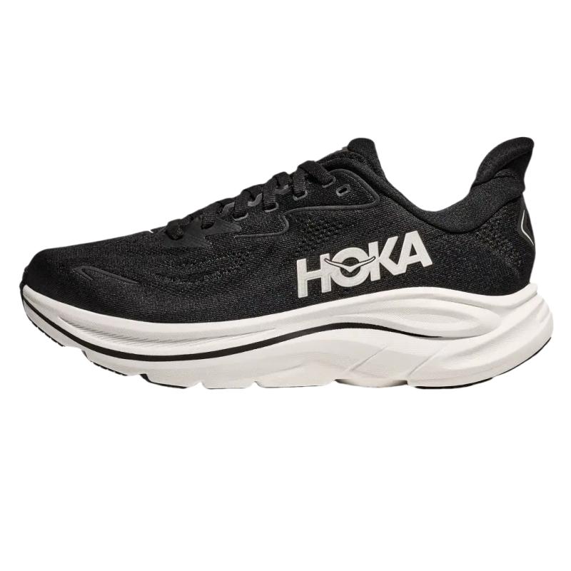 HOKA ONE ONE Clifton 10 Black White Women s Sneakers 1162031-BWHT 38.5