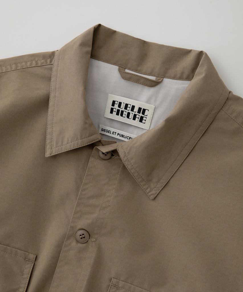 Publicfigure Chambray Shirt Jacket_Beige