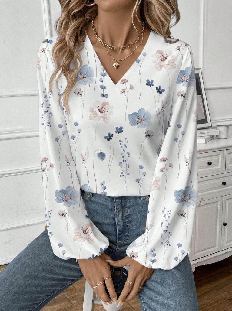 European and American new long-sleeved shirt women's shirt