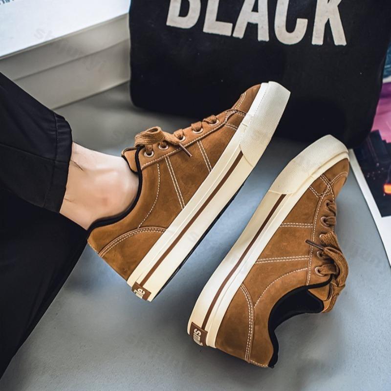 Fashion Fashion Casual Canvas Shoes for Men Spring 2025 New Trend Versatile Comfortable Thick Soled Sports Shoes Low Cut Chunky sneakers