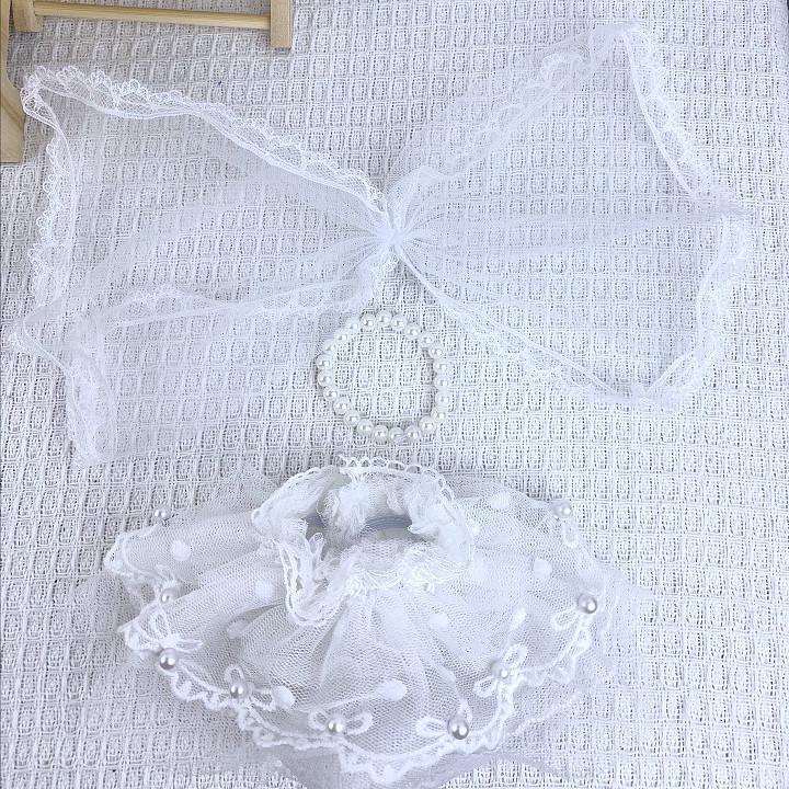 17cm Labubu Doll Formal Wedding Wear: Silicone Couple Suit & Dress - Princess Series