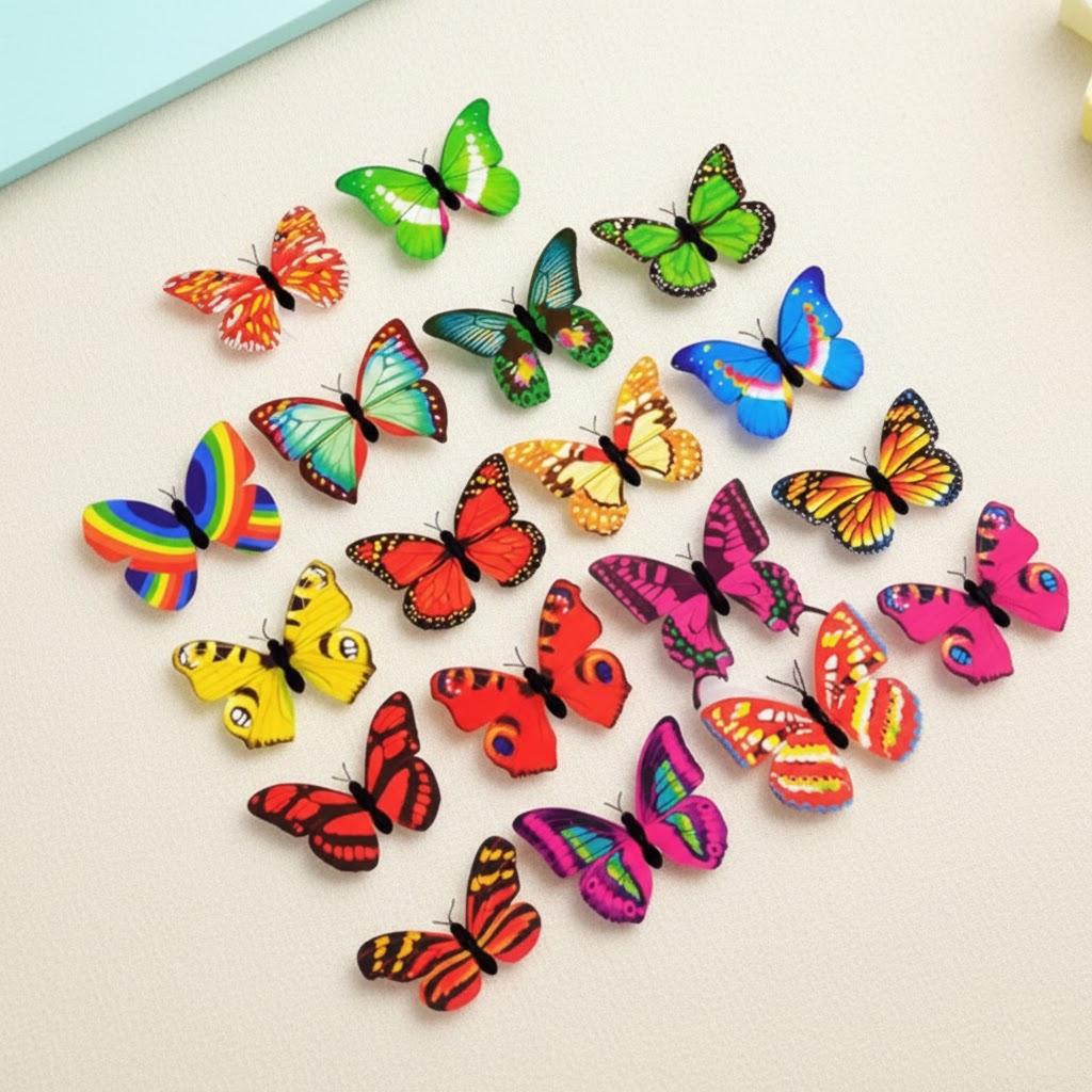 

Color Changing LED Butterfly Night Light Creative Desk Decor Party Supplies Living Room Wall Decoration Birthday Gift