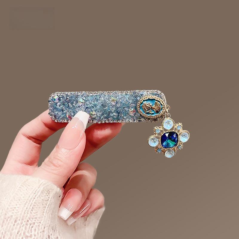 

Classical Purple Butterfly Tassel Hair Clip Elegant Ethnic Style Hair Hoop Headdress Retro Chinese Style Side Clip Party 8CM