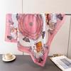 New Stylish Small Women's Scarf Soft Satin Printed Headscarf Lightweight Square Scarf Necktie for Women Beautiful