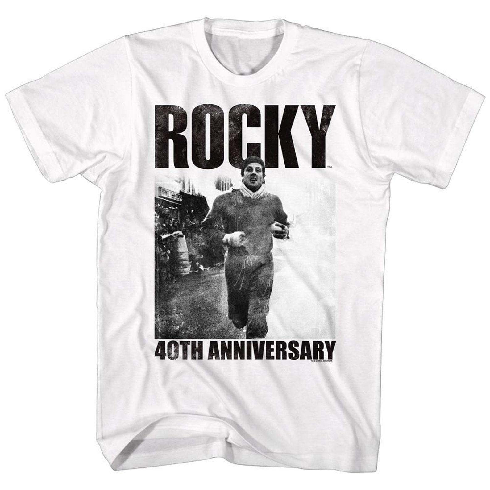 Белая футболка Rocky 40th XL
