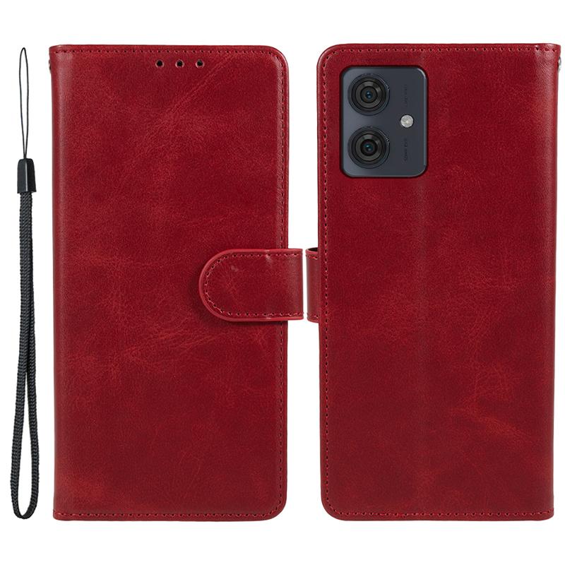 Cell Phone Cover for Motorola Moto G54 5G Case Slim-Fit PU Leather Wallet Stand Shell