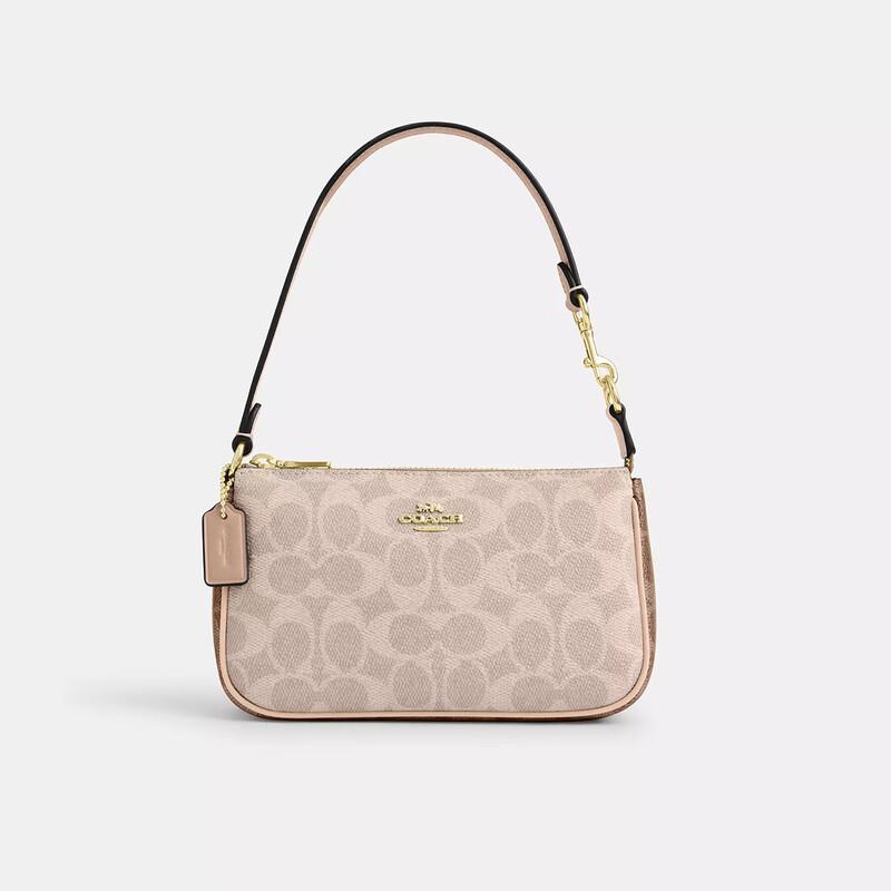 COACH Nolita 19 Классическая сумка на плечо с фирменным узором 19*5*11.5cm