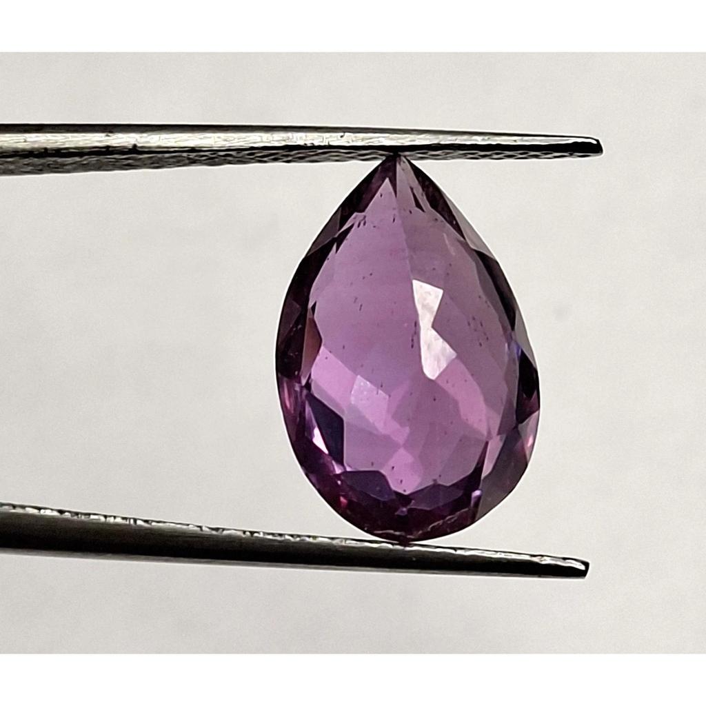 Natural Purple Sapphire Pear Cut 7-9 Ct Flawless Certified Loose Gemstone