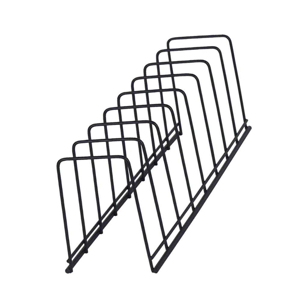 Dish Storage Rack Lid Organizer Serving Tray Space Saving Plate Organizer Dish Drying Rack for Kitchen Dining Room Cabinet