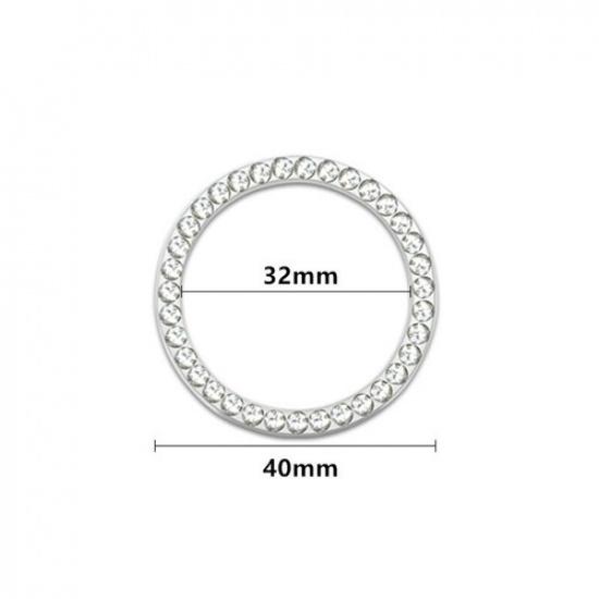 Bling Diamond Car Start Engine Ignition Button Decor Ring Cover Crystal Sticker