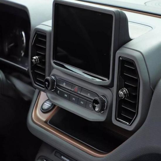 For 21-24 Ford Bronco Sport Black Air Conditioner Vent Adjust Ring Cover Trim 4P