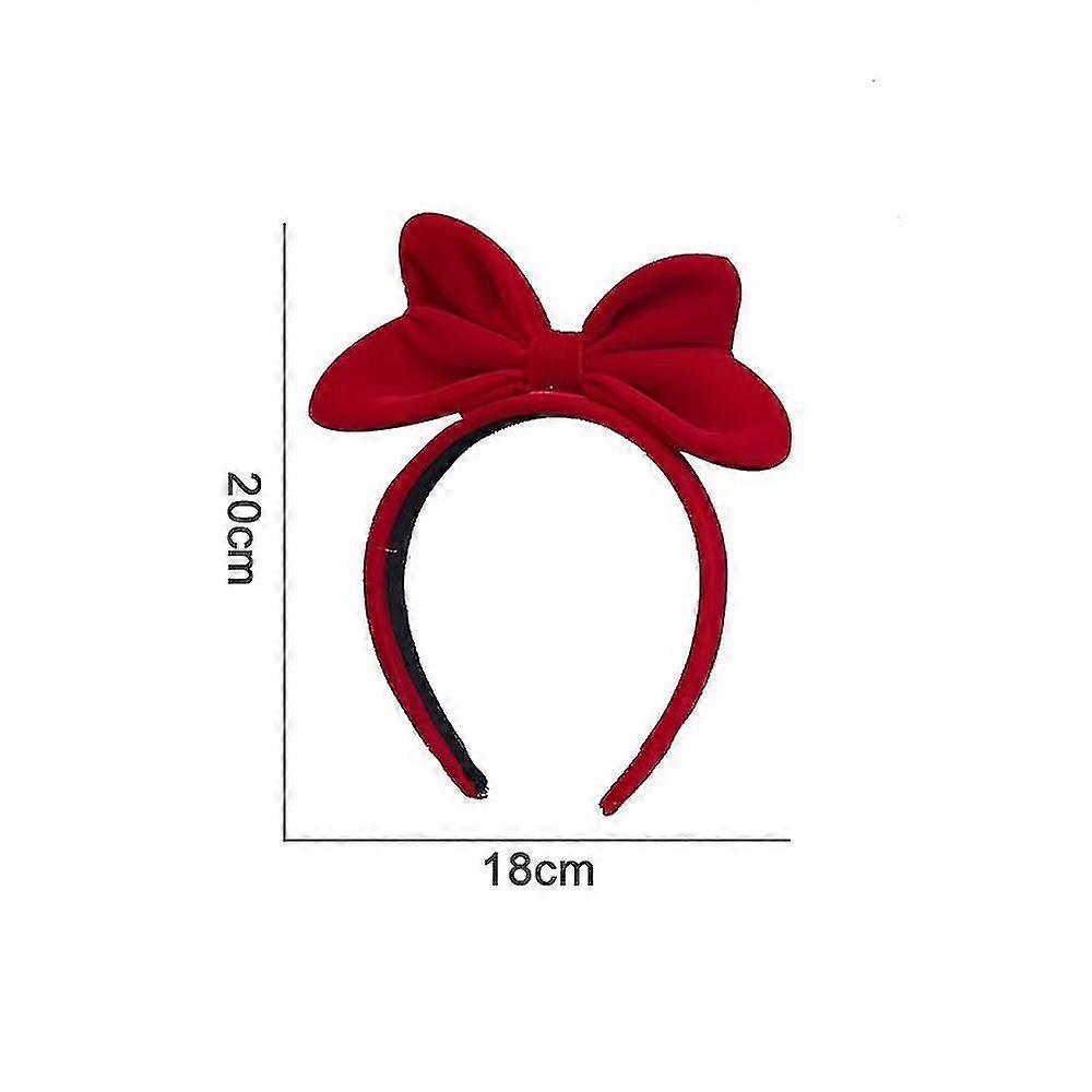 Women Girls Bow Hair Hoop - Birthday Halloween Christmas Party Costume Accessories Gifts