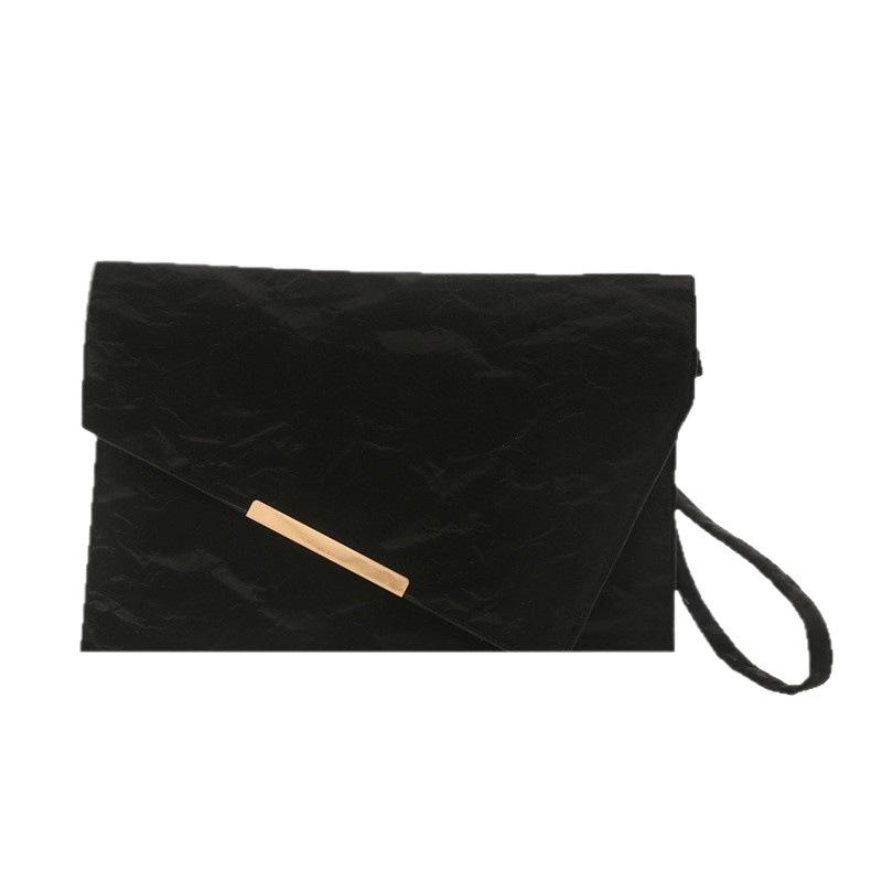 Niche design high-quality bag women's 2025 versatile foreign style diagonal iron clutch bag fashion envelope bag small square bag
