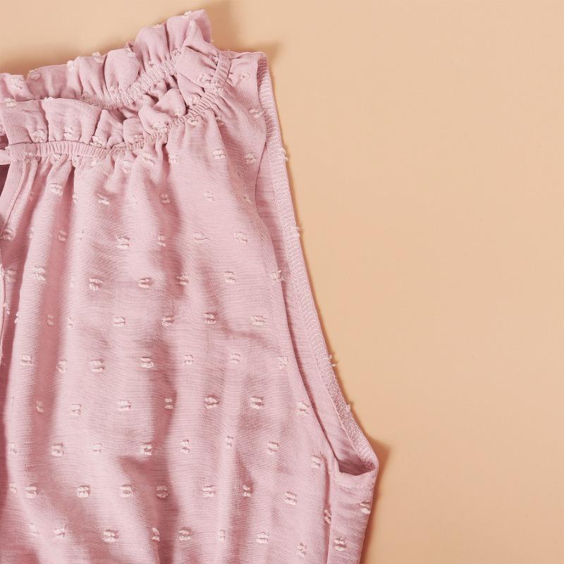 Dámské šněrovací šaty s vysokým pasem a plisovanou sukní, bez rukávů, letní, ležérní, na dovolenou