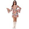 Vintage Nostalgic 80 Disco Couple Hippie Hip Hop Rock Adult Performance Costume