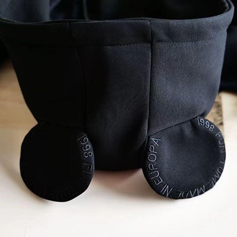 Mid Length Mickey Ear Hoodie Women's Casual Spring Autumn Longline Hooded Top