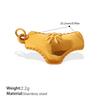 Gold Shoe Bag Clothing Modeling Versatile Pendant, Exquisite Three-Dimensional Design Personalized Diy Jewelry Accessories