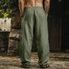 Men's Color Cotton Linen Trousers Men's Casual Fashionable Cotton Linen Trousers