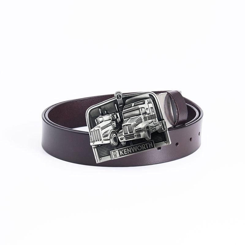 Vintage Punk Cowhide Belt - Retro Truck Driver Style, Casual 3.8cm Piece
