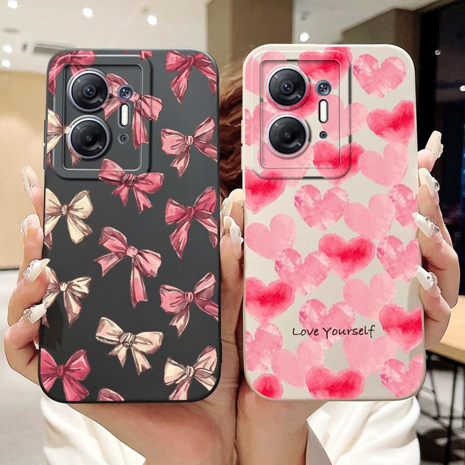 Beautiful Floral Phone Case For Infinix Hot 30 5G X6832 Soft Silicone Shockproof Cases For Infinix Hot30 5G Cover Bumpers